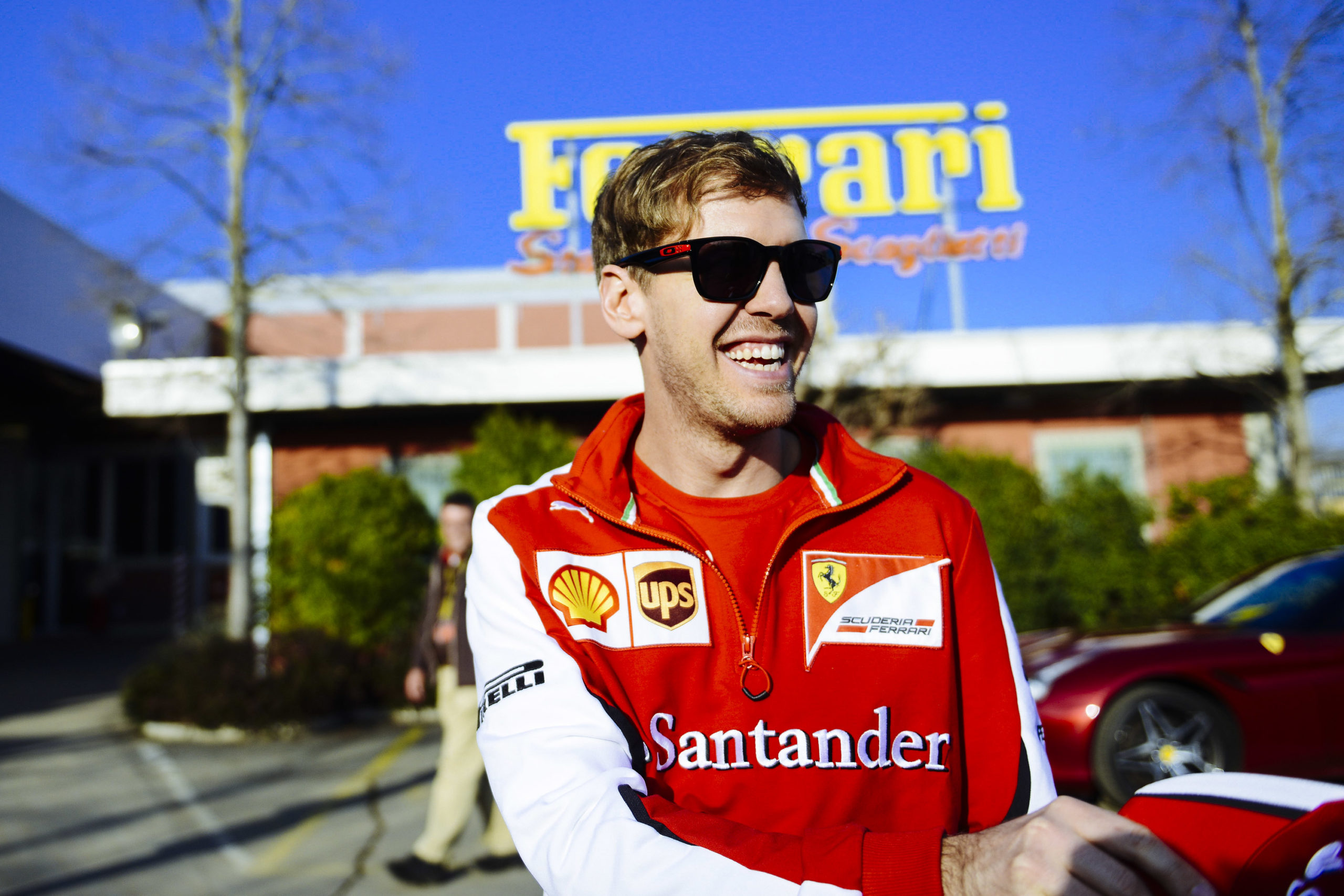 Vettel bei Ferrari in Maranello. Copyright: Ferrari