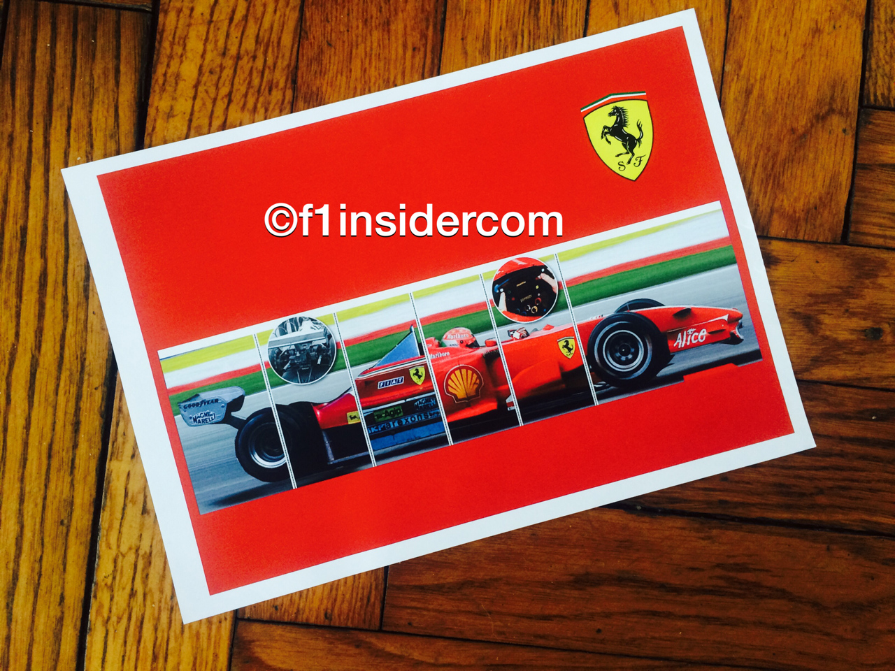 Ferrari-Kollage. Copyright: F1-insider.com