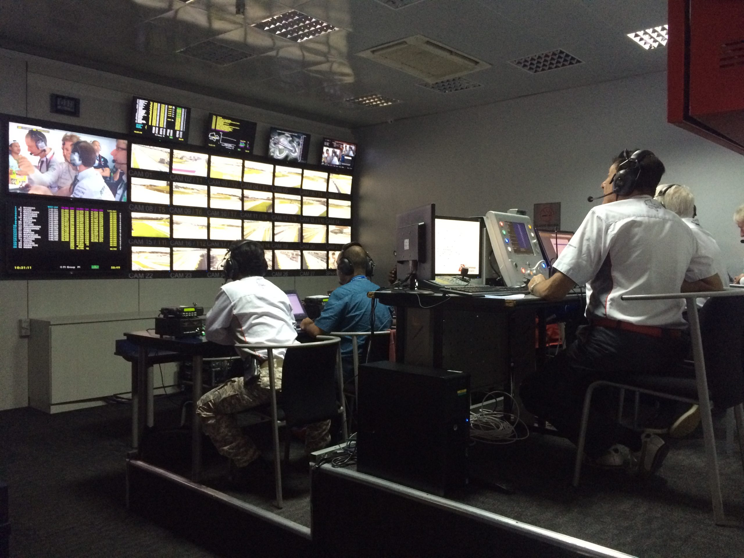 Race Control in Malaysia. Copyright: F1-insider.com