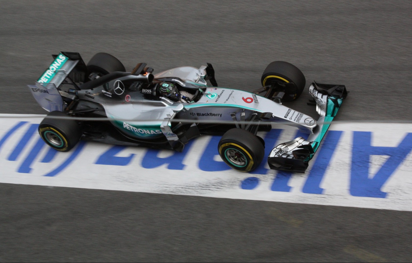 Nico Rosberg im Mercedes. Copyright: F1-insider.com