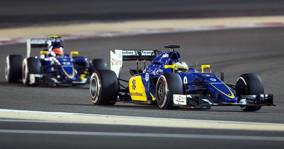 Sauber in Bahrain. Copyright: Sauber