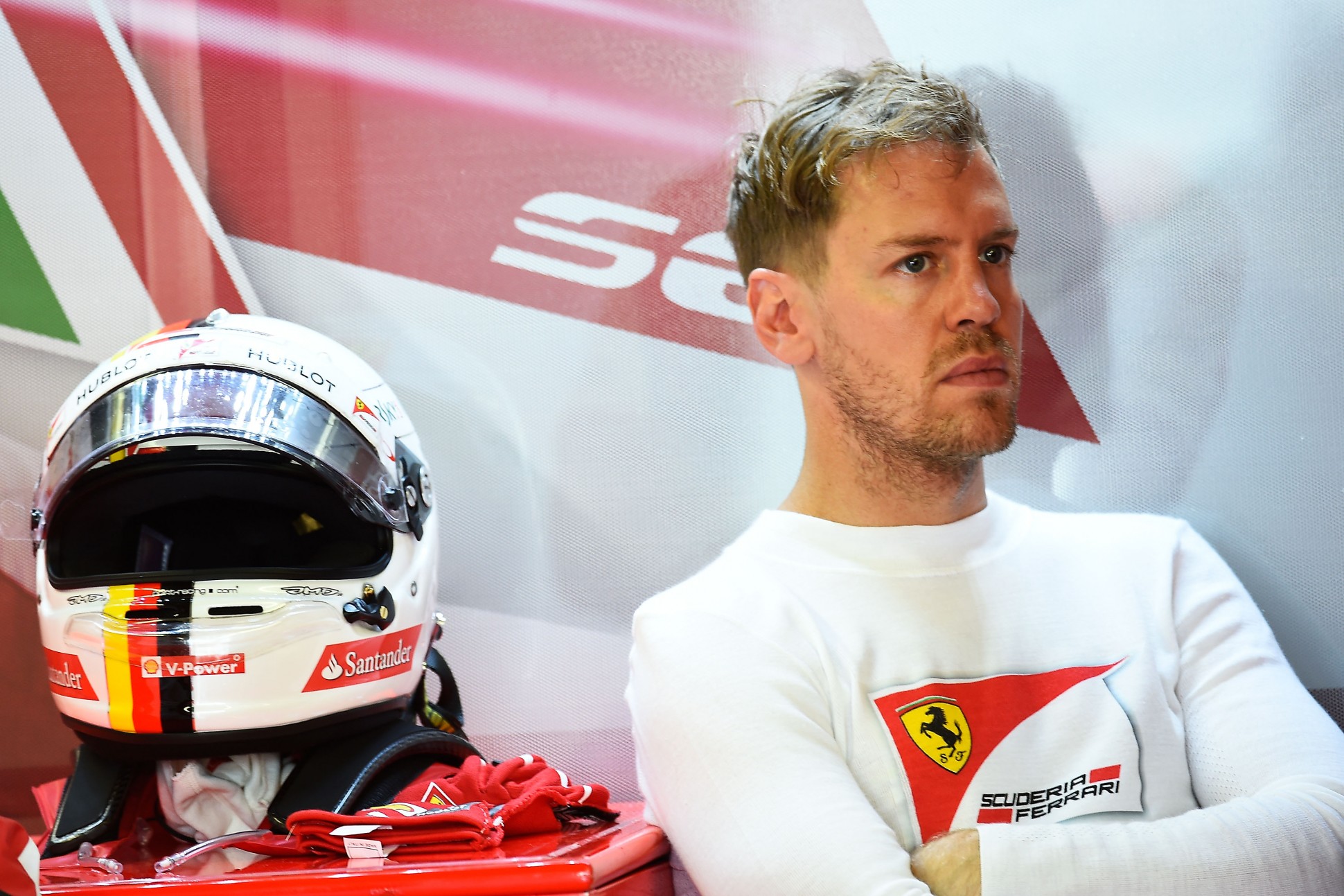 Vettel in Kanada. Copyright: Ferrari