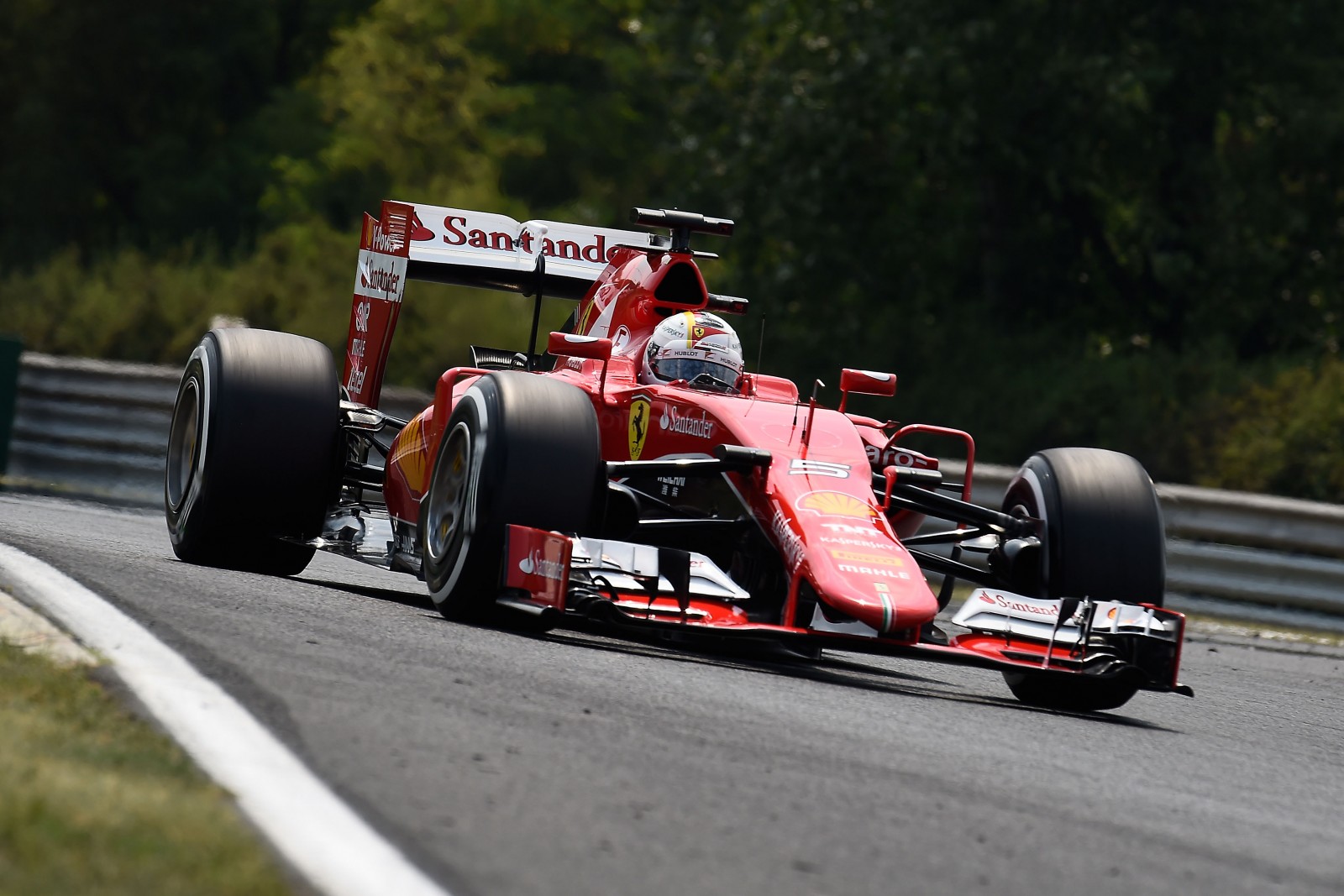 Vettel siegt in Ungarn. Copyright: Ferrari