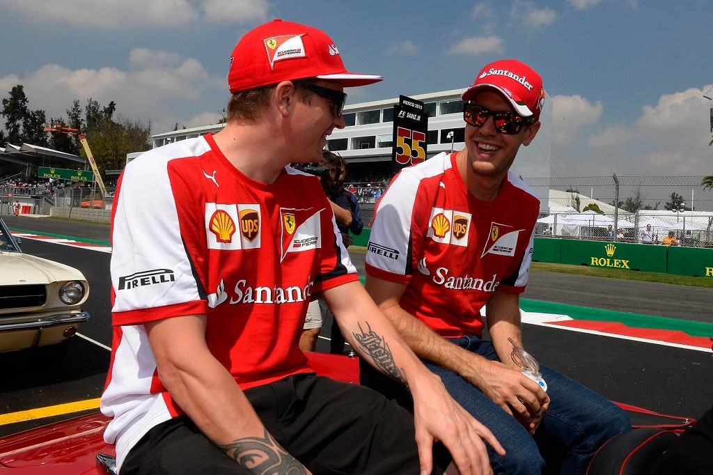 Räikkönen und Vettel