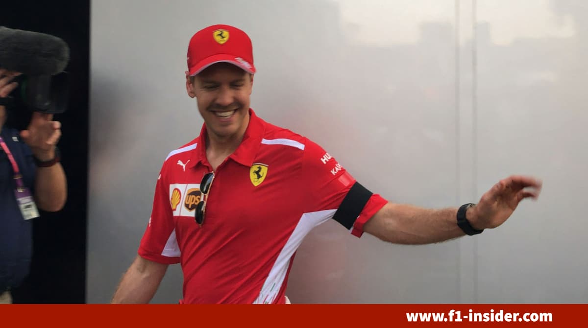 Sebastian Vettel in Melbourne 2019