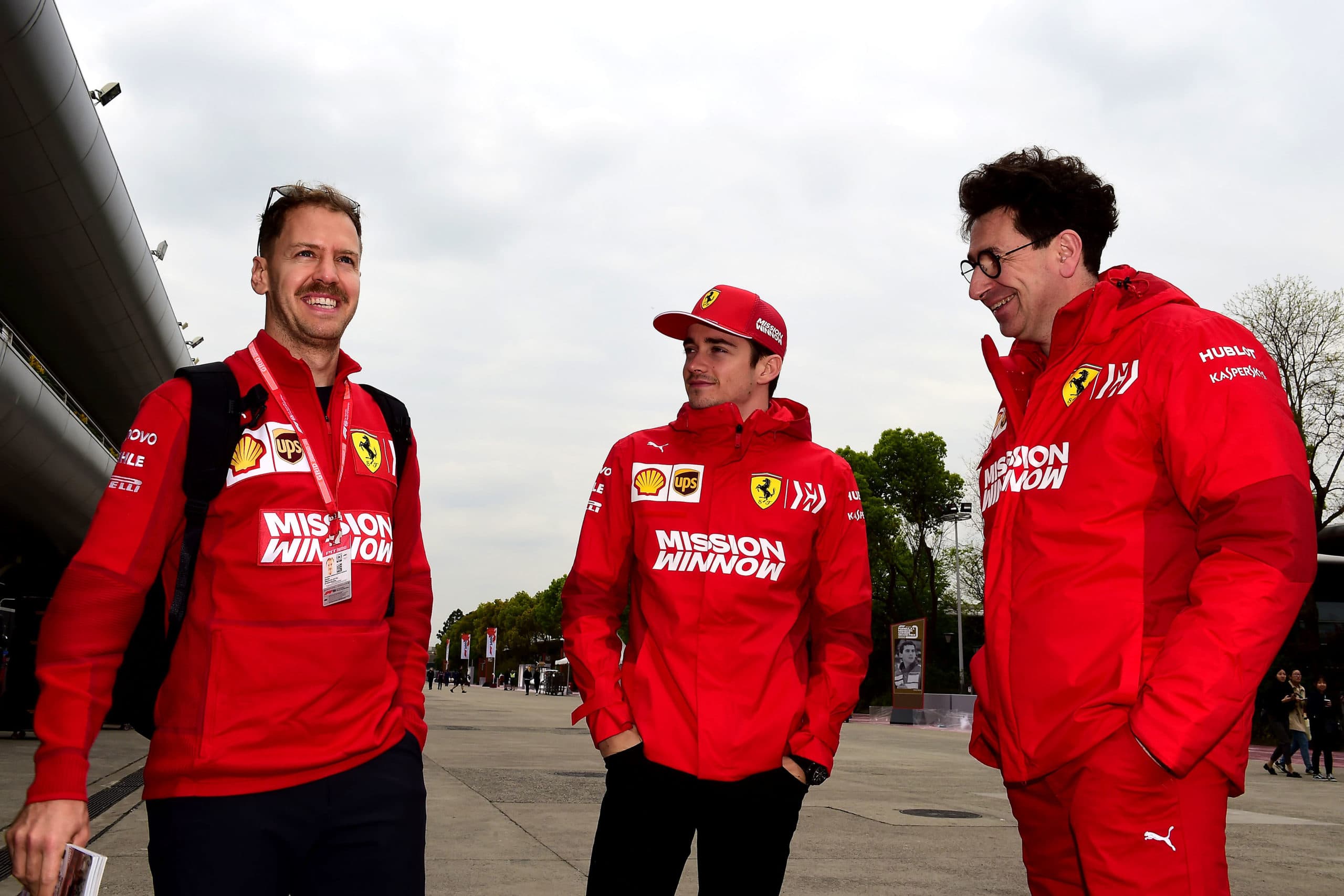 Ferrari team Chinese GP 2019