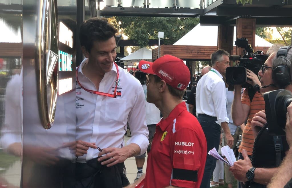 Sebastian Vettel Toto Wolff