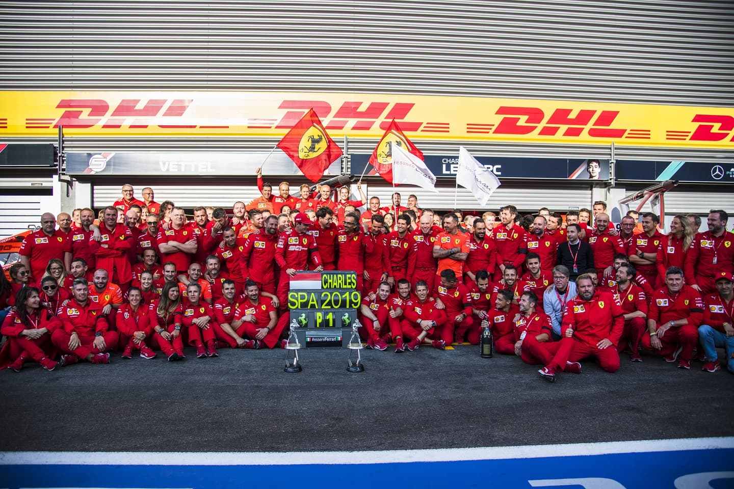 Ferrari Victory Celebration Spa 2019