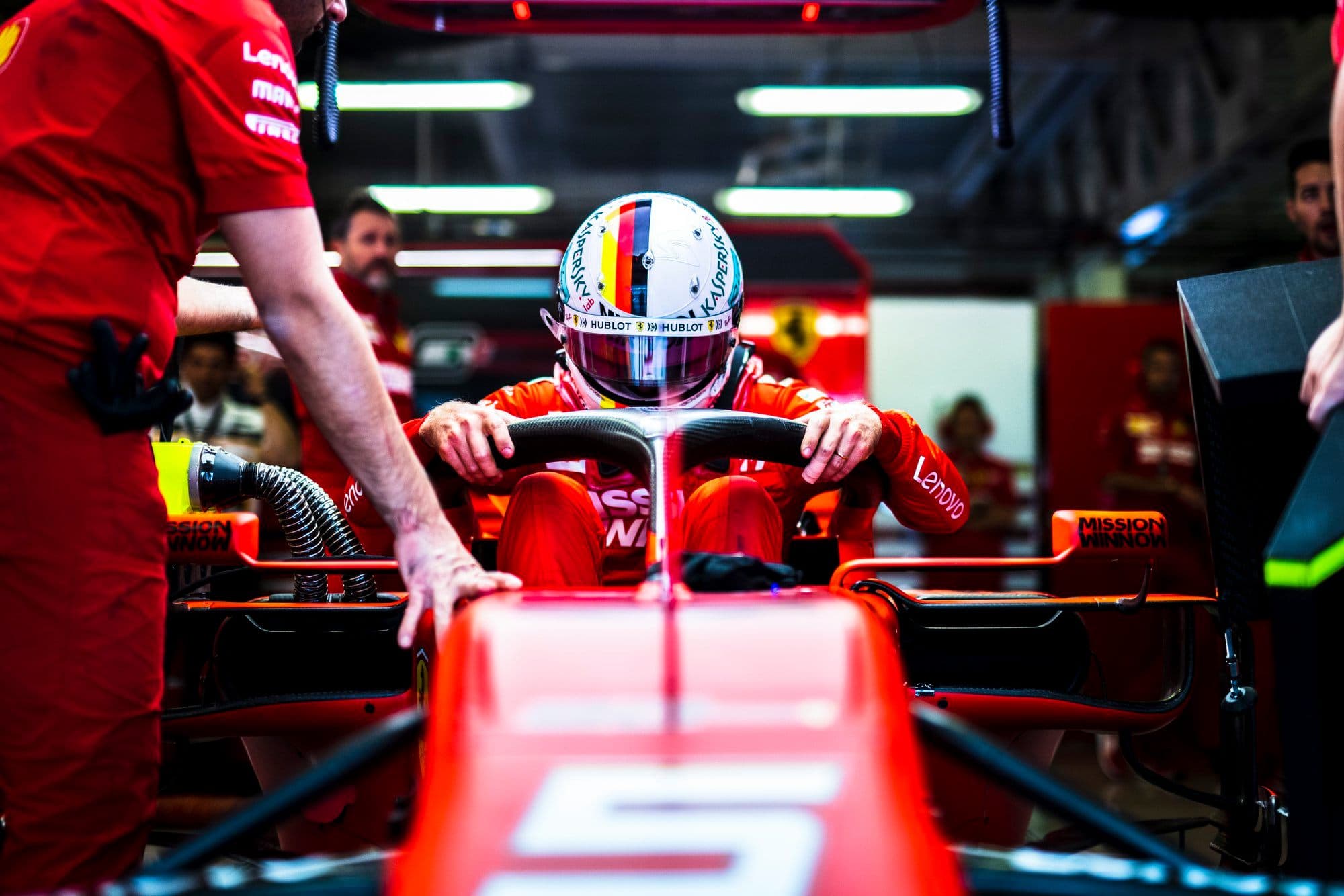 Ferrari Vettel Mexiko 2019