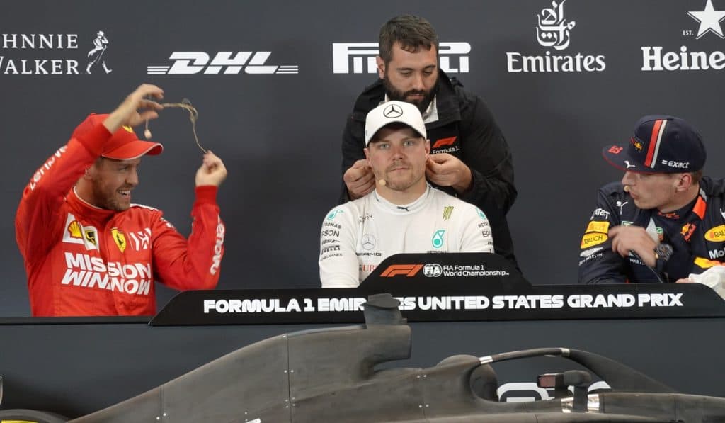 Bottas Sat Pole Austin 2019