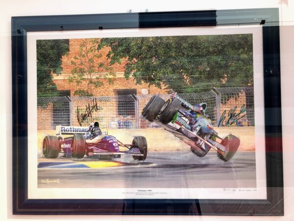 Formel 1 Michael Schumacher Damon Hill Crash