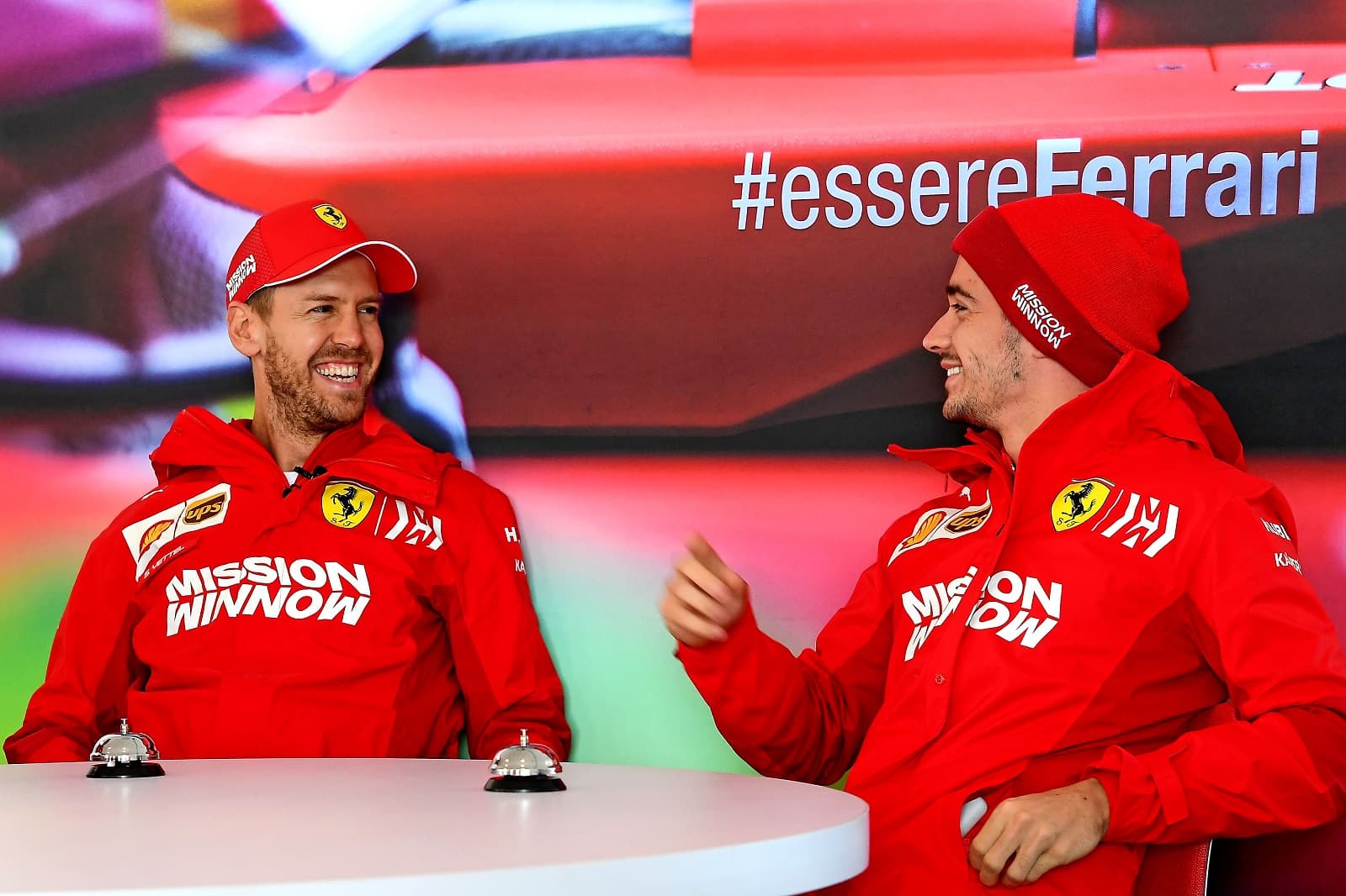 Vettel and Leclerc Austin 2019