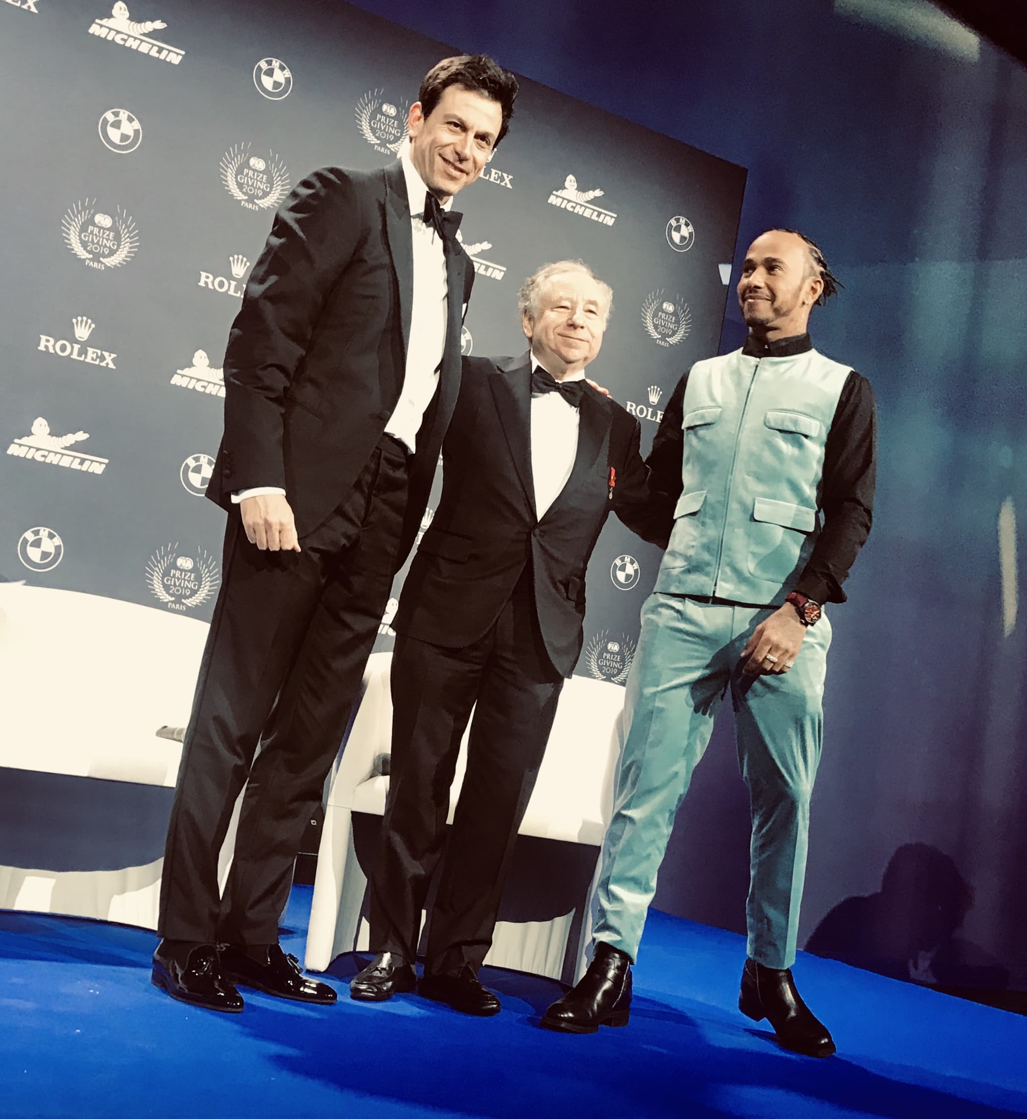 Wolff, Todt, Hamilton