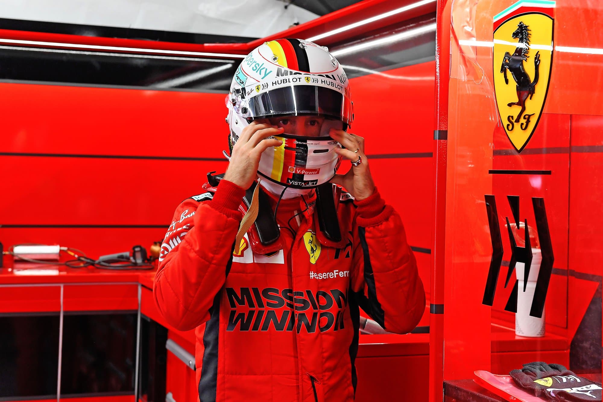 Ferrari Vettel Barcelona Formel 1 Test