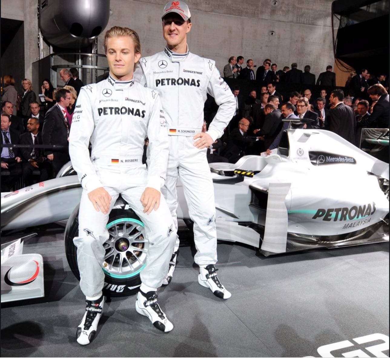 Schumacher Rosberg 2010 Mercedes