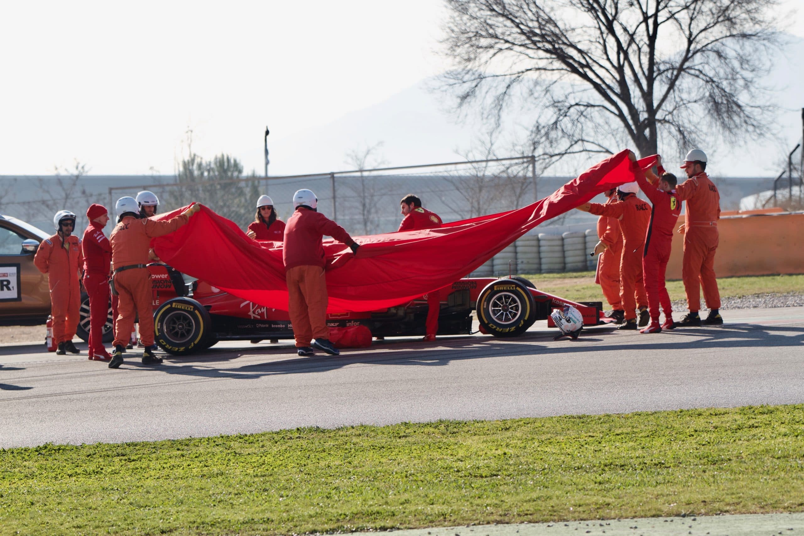 Ferrari Test Barcelona Vettel