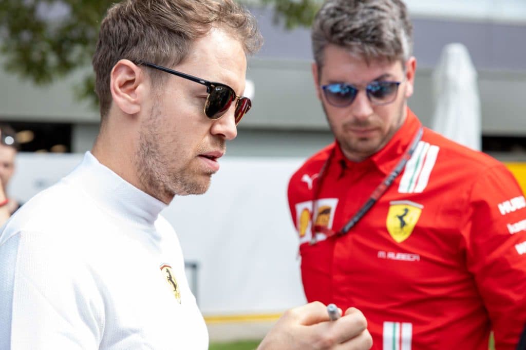 Sebastian Vettel Melbourne. Credit: F1-Insider.com