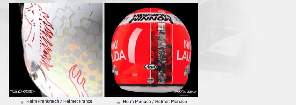 Vettel-Helmdesigns 2019