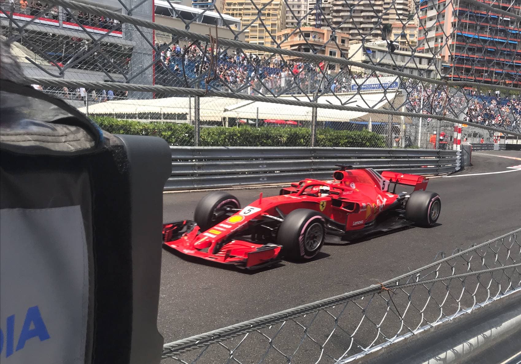 Ferrari in Monaco. Credit: F1-Insider.com