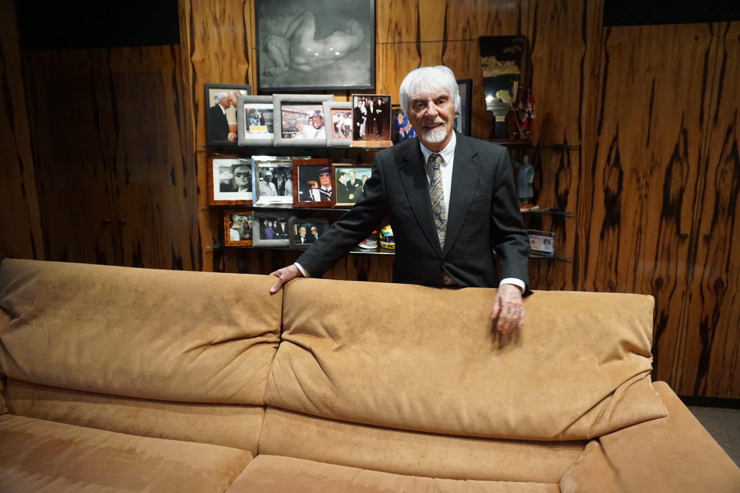 Bernie Ecclestone in seinem Büro in London 2019