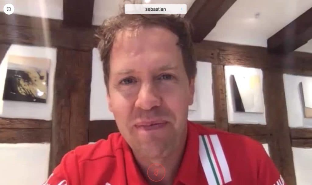 Vettel Videoconference