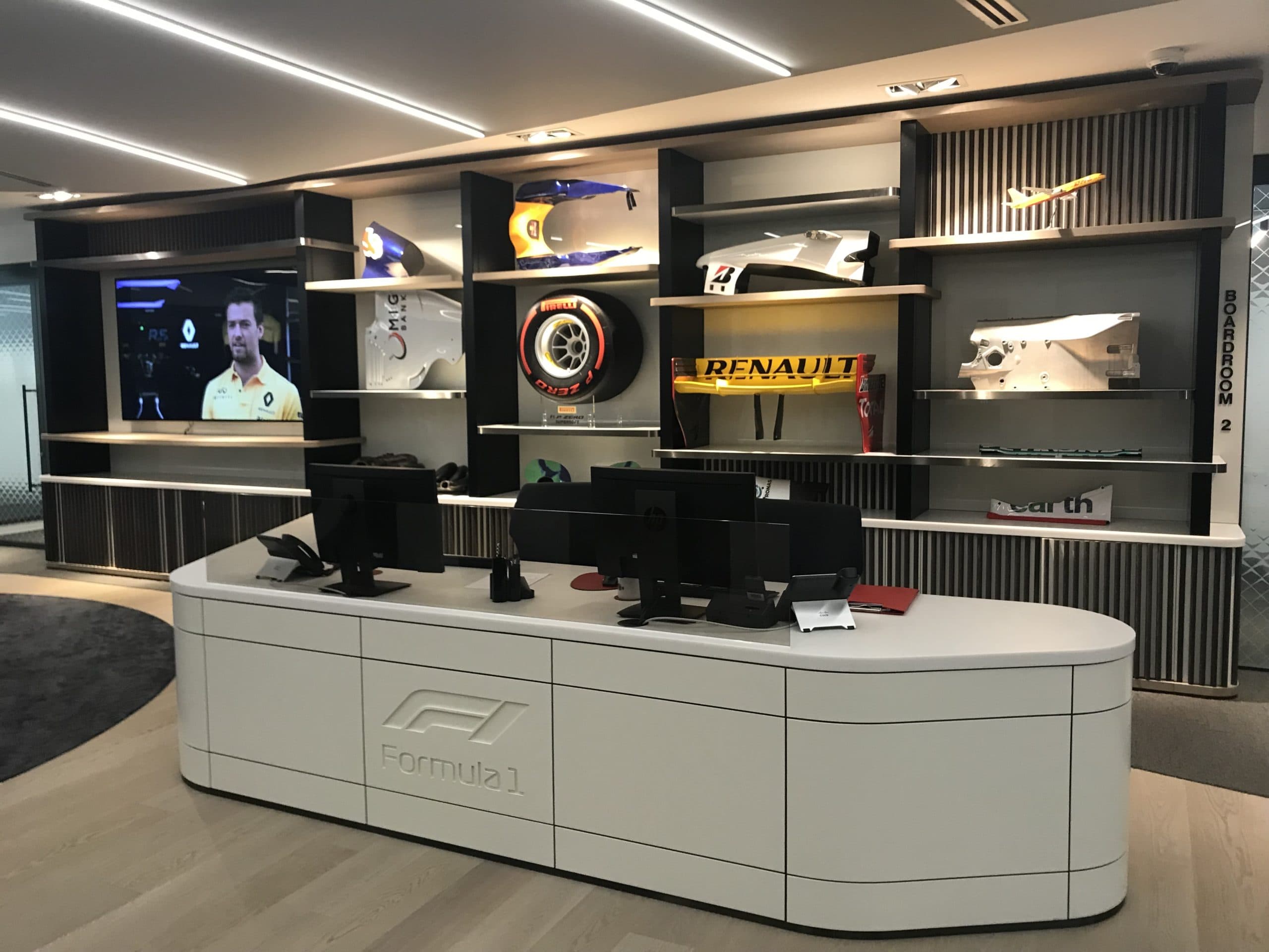 Formel 1 Hauptquartier in London