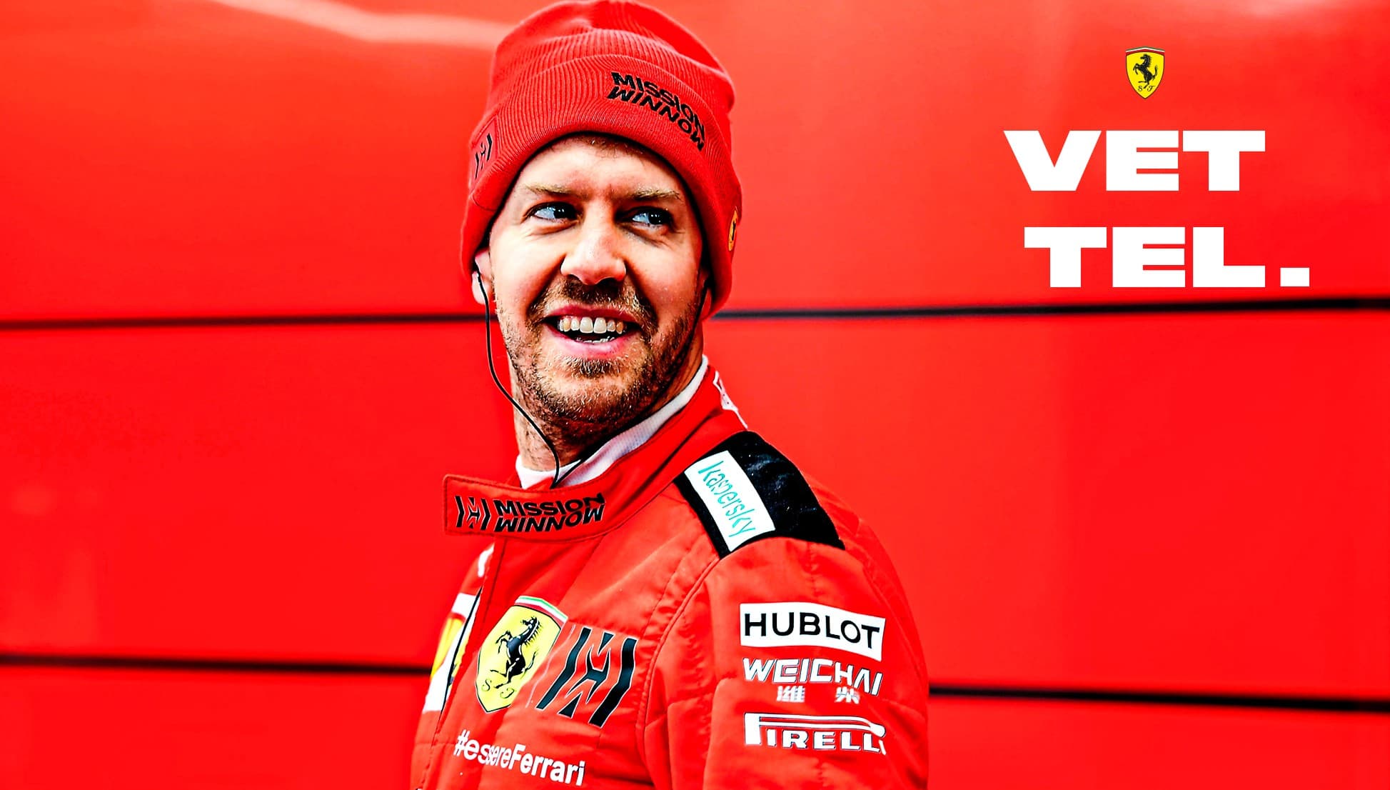 Vettel. Credit: Ferrari