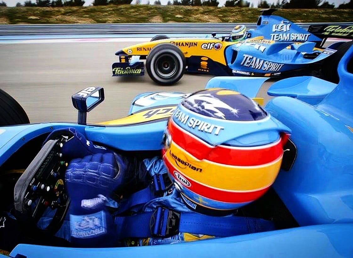 Alonso im Renault 2005