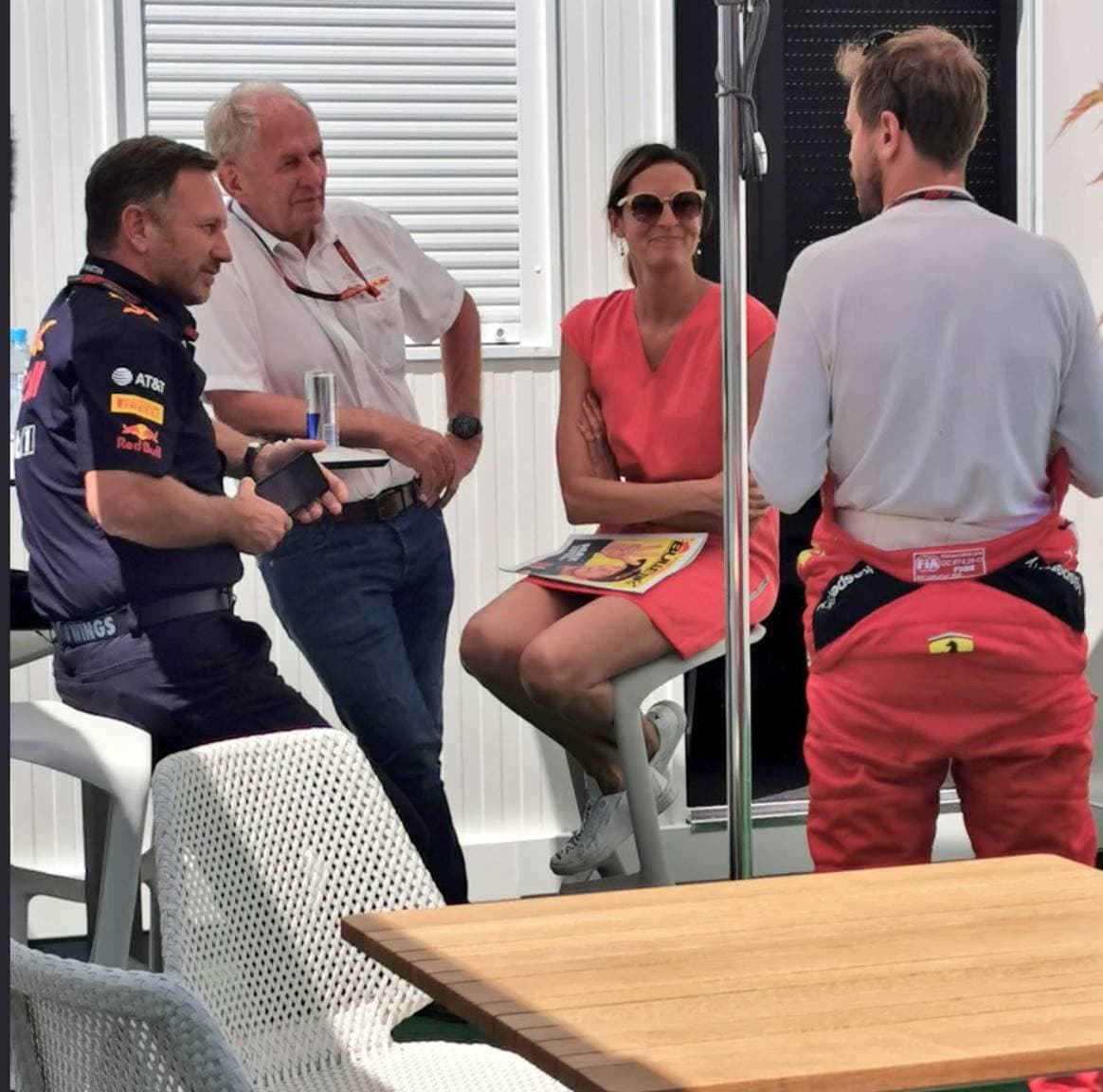 Vettel bei Red Bull. Credit: Twitter