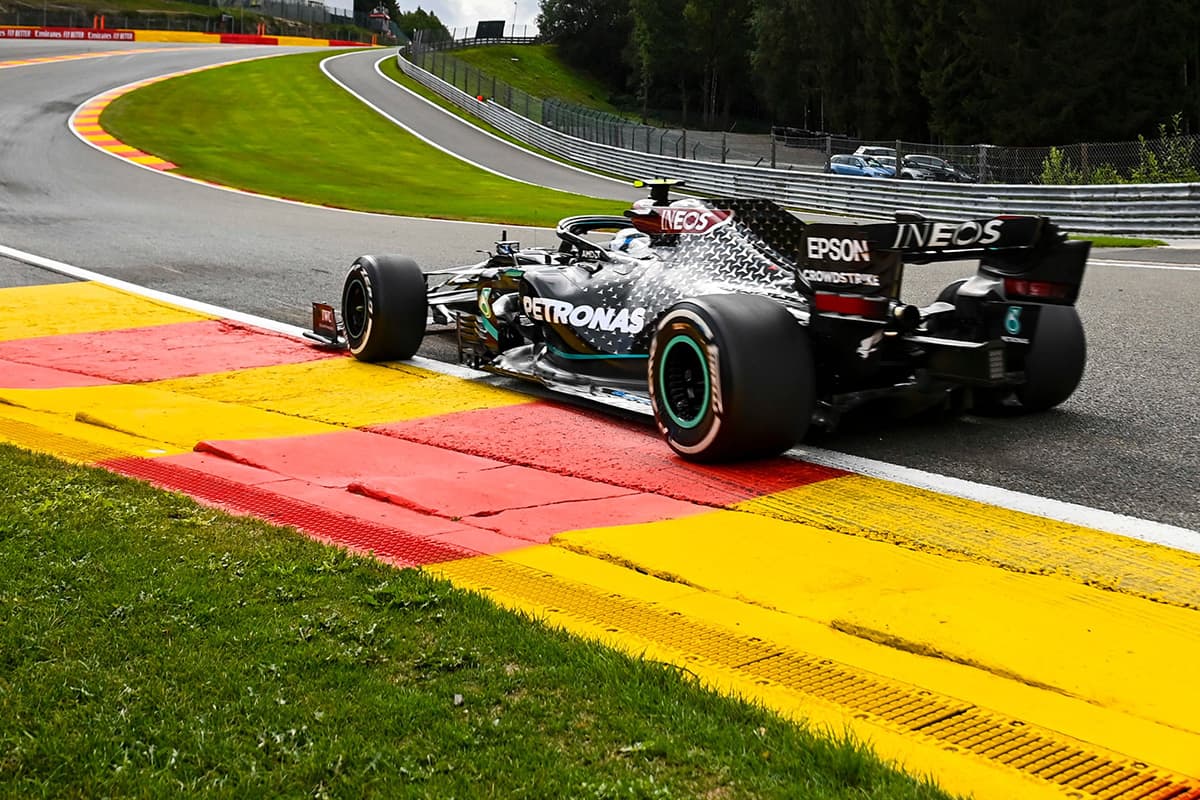 Valtteri Bottas gewinnt das erste Training in Spa. Credit: Mercedes