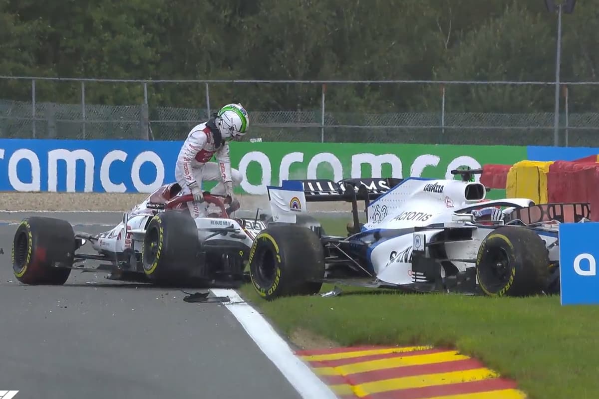 Antonio Giovinazzi und Chrales Leclerc Credit: F1 TV