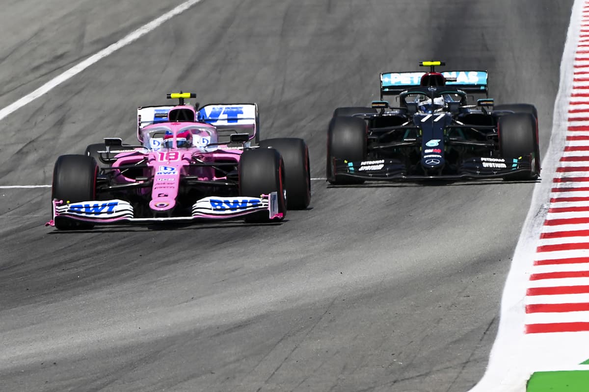 Racing Point und Mercedes, Credit: Racing Point