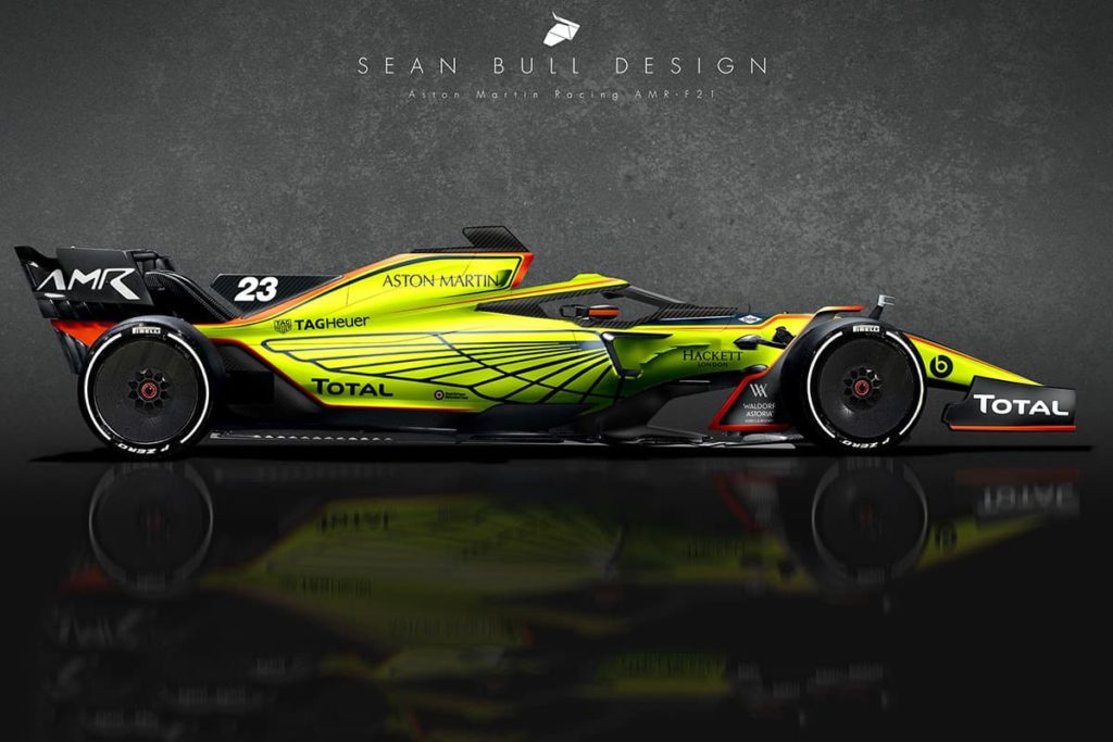 Aston Martin F1 2020 Design. Credit: Sean Bull Design
