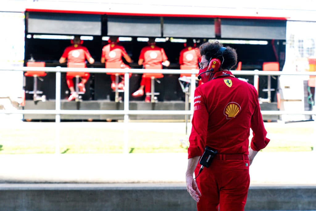 Ferrari Teamchef Mattia Binotto Credit: @Scuderia Ferrari Press Office