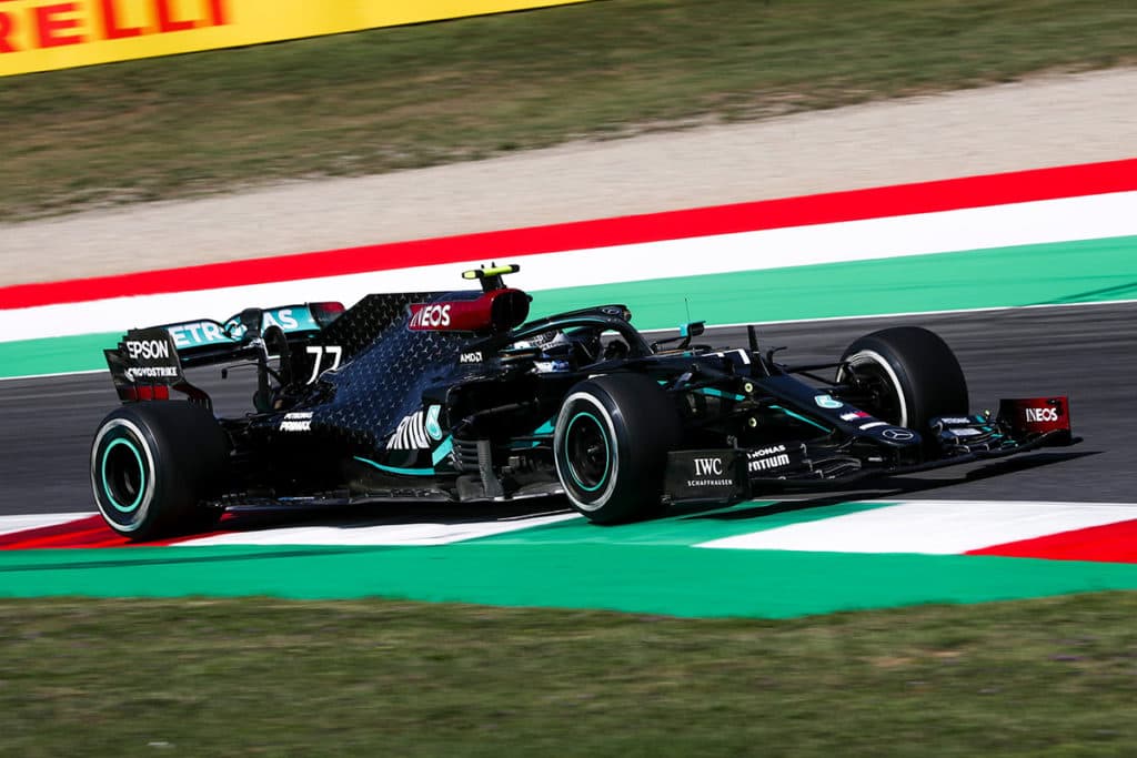 Valtteri Bottas fährt im ersten Training zum Toskana-GP die Bestzeit. Leclerc wird im Ferrari dritter