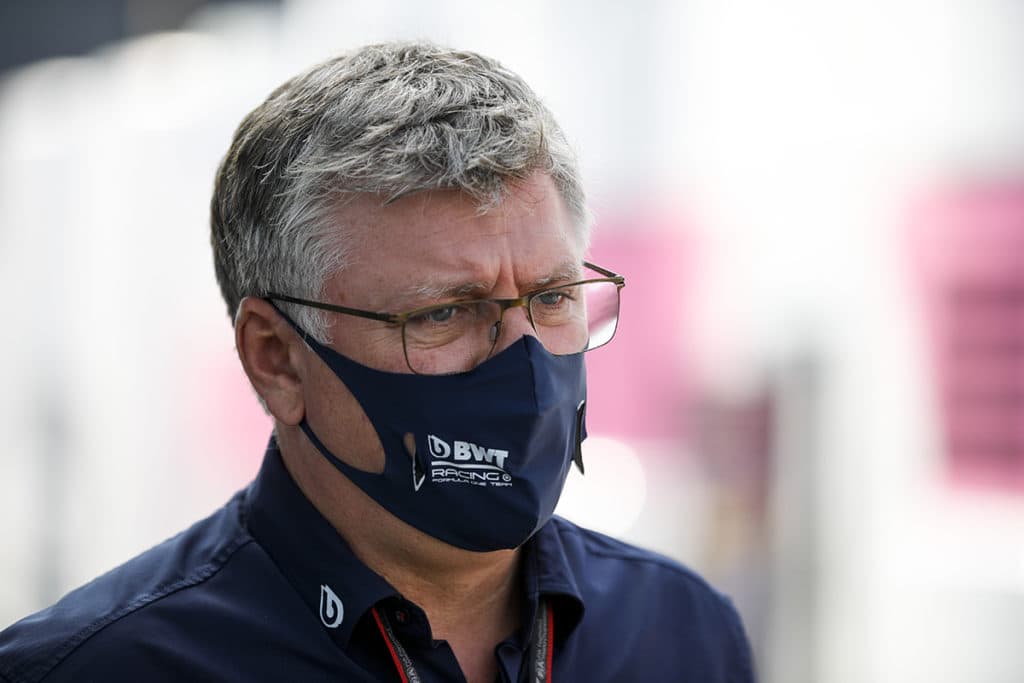 Otmar Szafnauer, Teamchef und CEO, Racing Point Vettel