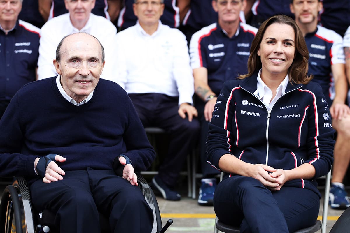 Heute gaben Teamgründer Frank Williams und Tochter Claire den Rückzug bekannt. Credit: XPB/Williams