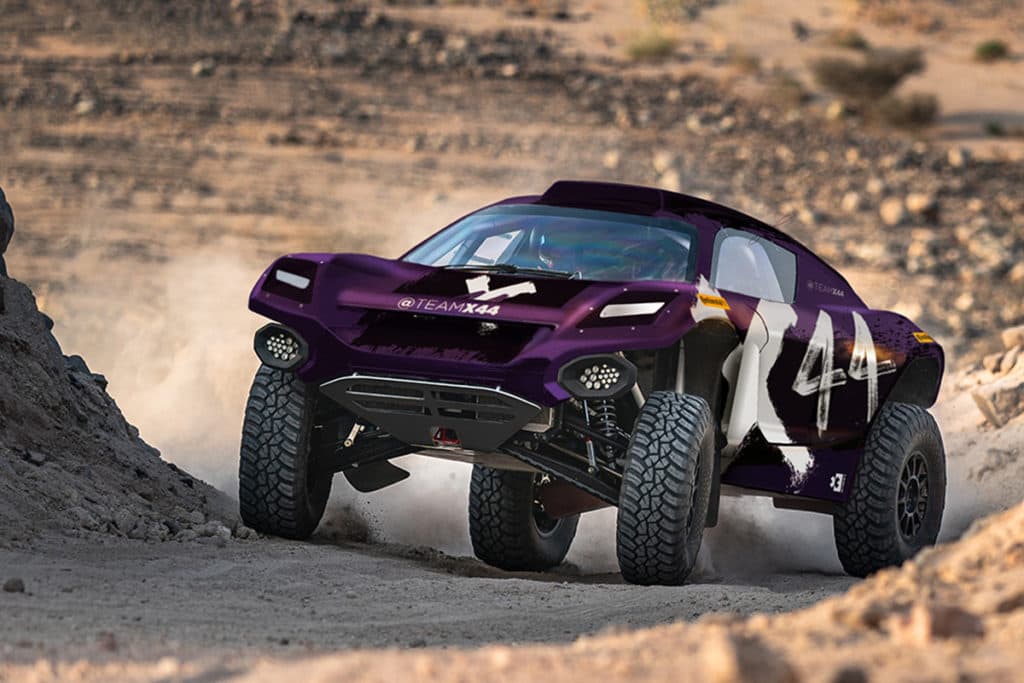 Lewis Hamilton ist mit seinem eigenen Team X44 dabei