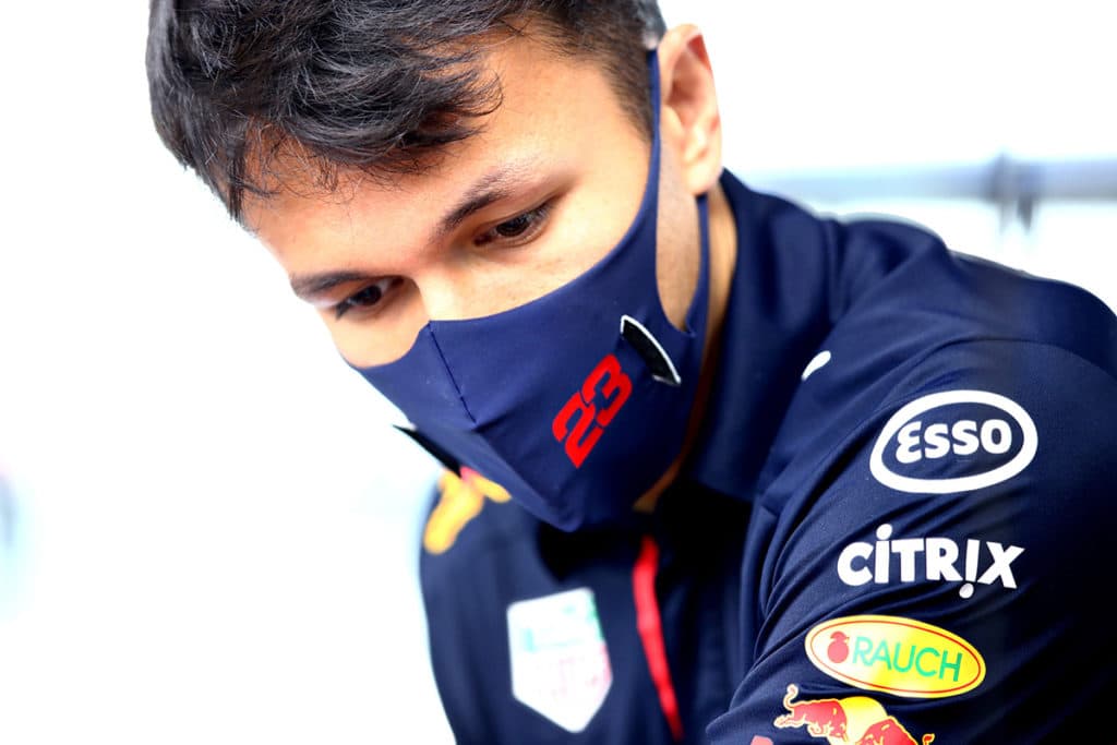 Alexander Albon. (Photo by Mark Thompson/Getty Images)