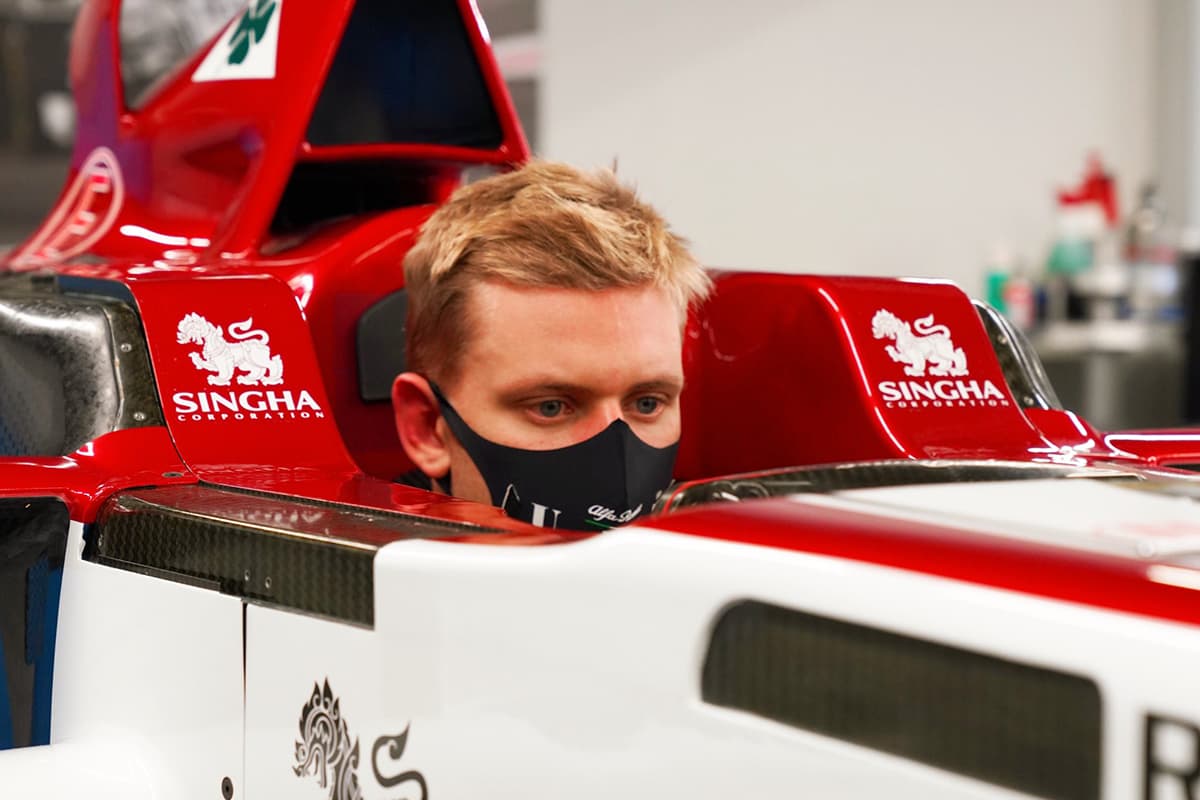 Mick Schumacher; Credit: Alfa Romeo