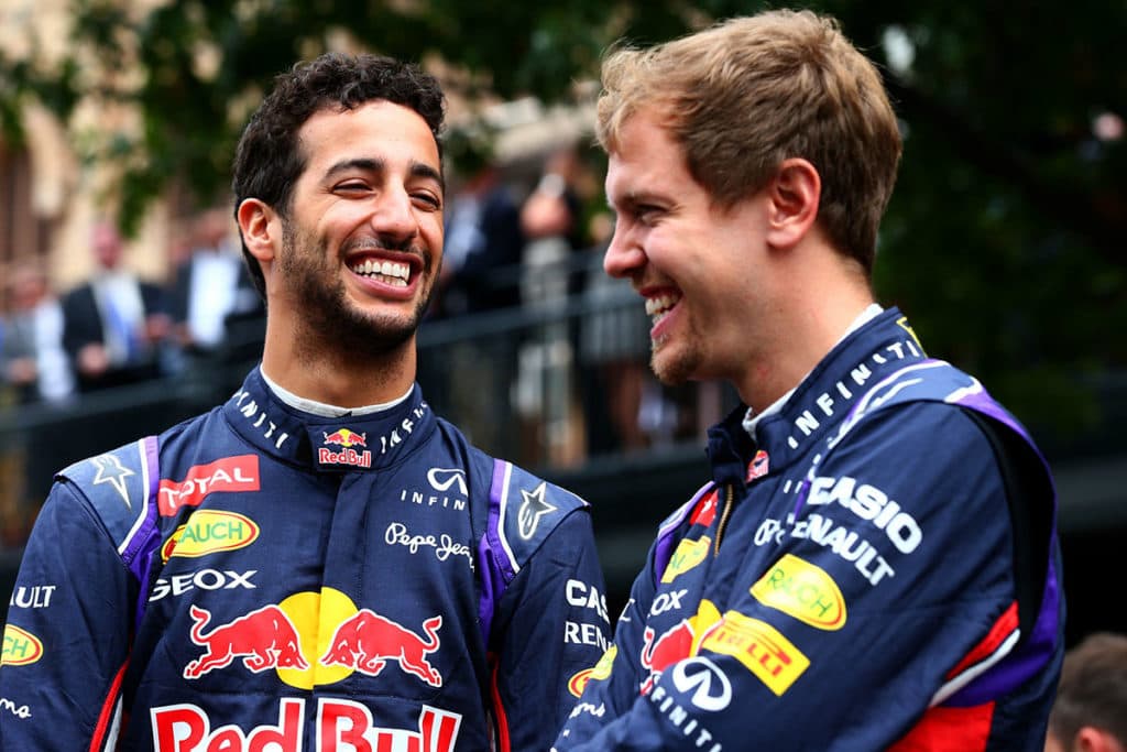 Vettel und Ricciardo