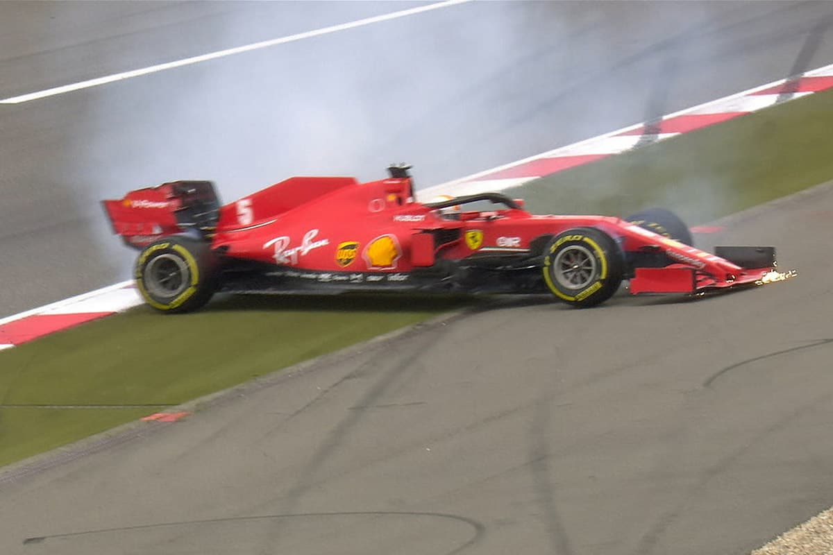 Sebastian Vettel Credit: F1 TV