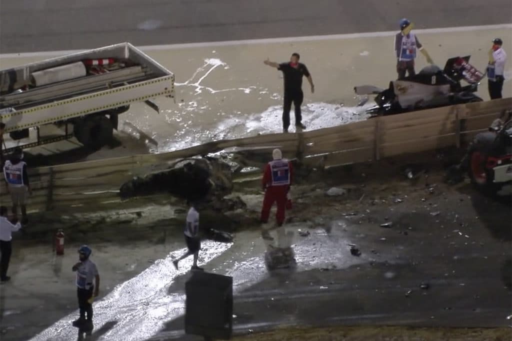 Grosjean hatte unglaubliches Glück