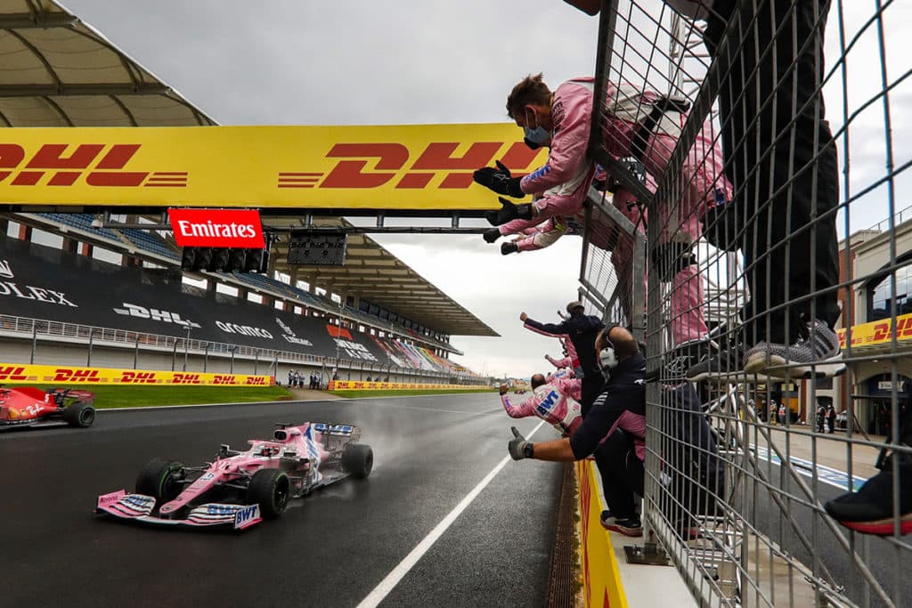 Perez wurde hinter Hamilton zweiter