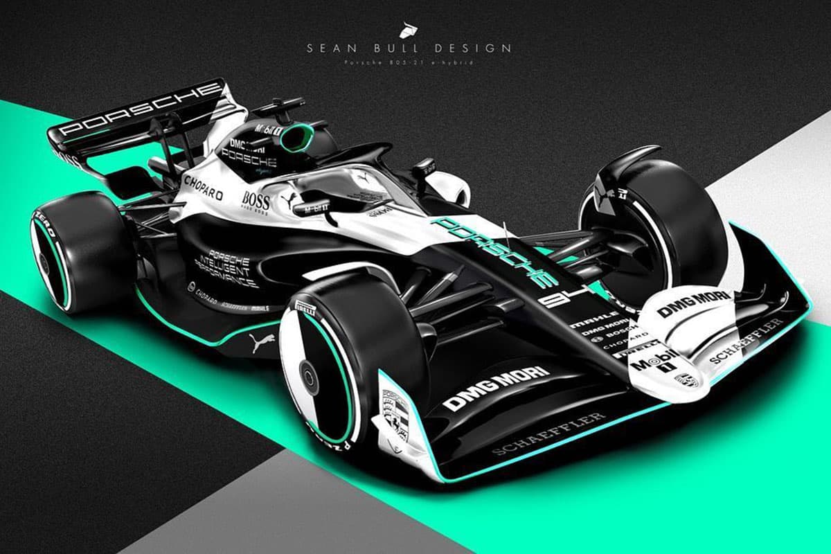 Porsche-F1-Concept. Credit: Sean Bull Design