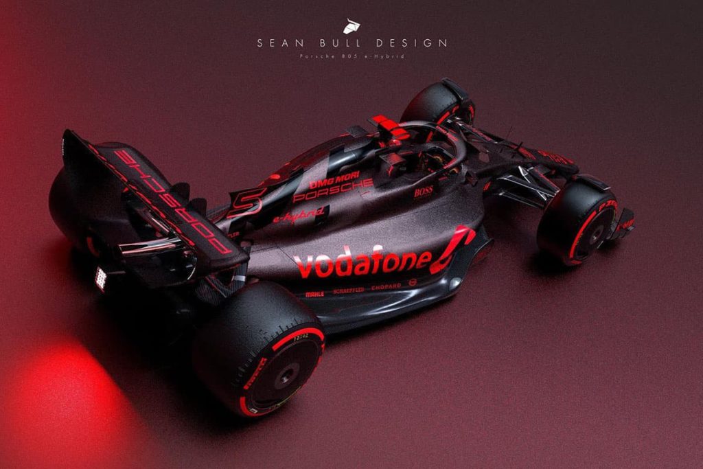 Porsche-F1-Concept. Credit: Sean Bull Design