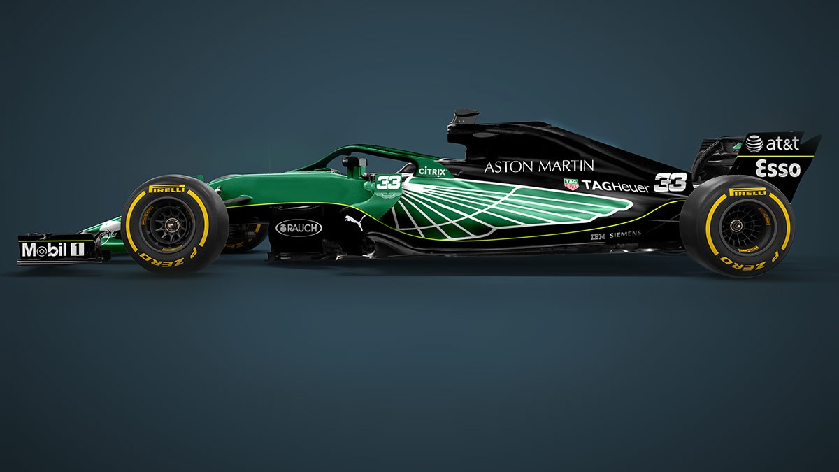 Aston Martin F1 2020 Design. Credit: Sean Bull Design