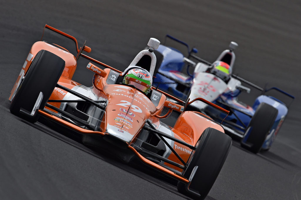 Simona de Silvestro bestreitet das Indy 500 für ein Frauenteam. Credit: Indycar