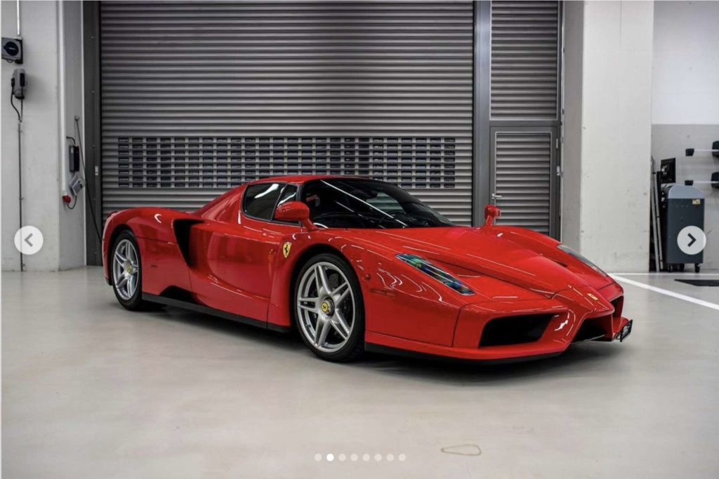 Vettels 2004 Ferrari Enzo. Credit: TomHartleyJunior/Instagram