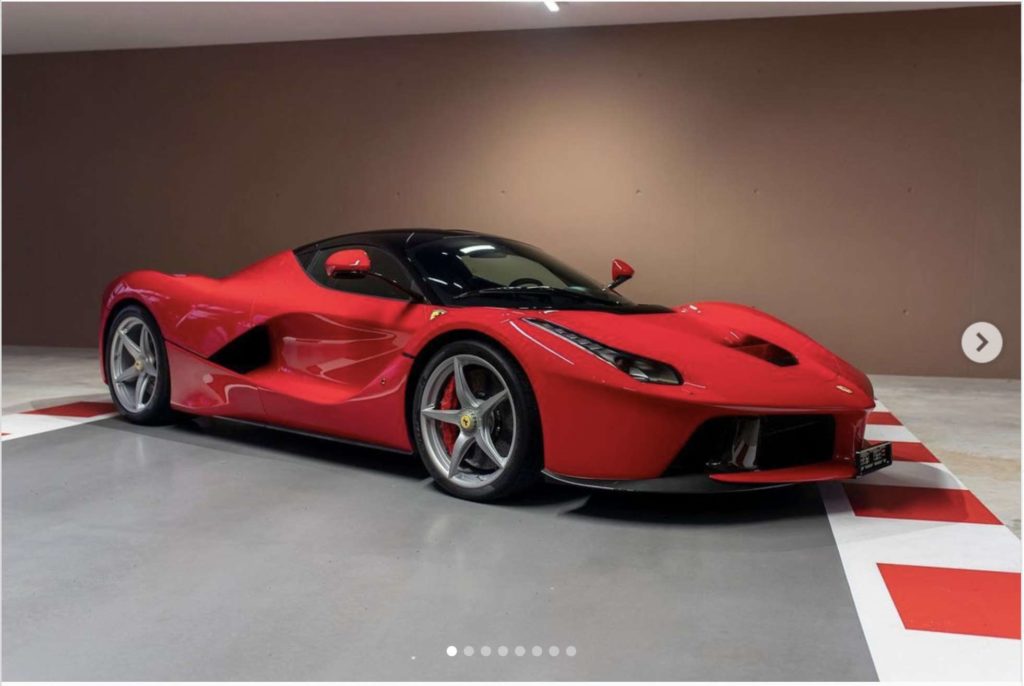 Vettels 2016 Ferrari LaFerrari. Credit: TomHartleyJunior/Instagram